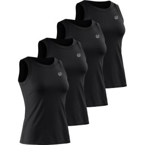 image:imageNELEUS Womens Racerback Yoga Workout Tank Top011 4 Packblack