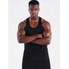 image:imageNELEUS Mens 3 Pack Dry Fit YBack Muscle Tank Workout Gym Shirt5097 BlackBlackBlack 3 Pack