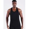 image:imageNELEUS Mens 3 Pack Dry Fit YBack Muscle Tank Workout Gym Shirt5097 BlackBlackBlack 3 Pack