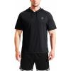 image:imageNELEUS Mens Dry Fit Performance Athletic Shirt with Hoods5112 BlackBlackBlack 3 Pack