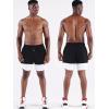 image:imageNELEUS Mens 2 in 1 Running Shorts with LinerDry Fit Workout Shorts with Pockets6094 BlackBlack 2 Pack