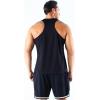 image:imageNELEUS Mens 3 Pack Dry Fit YBack Muscle Tank Workout Gym Shirt5161 BlackBlackBlack