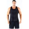image:imageNELEUS Mens 3 Pack Dry Fit YBack Muscle Tank Workout Gym Shirt5161 BlackBlackBlack