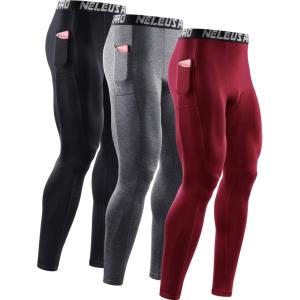 image:imageNELEUS mens Soft6069 BlackGreyRed 3 Pack