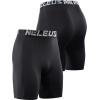 image:imageNELEUS 3 or 6 Pack Compression Shorts for Men Spandex Sport Shorts Running Athletic Workout Performance Baselayer Underwear6011 Black 6 Pcs