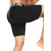 image:imageNELEUS 3 or 6 Pack Compression Shorts for Men Spandex Sport Shorts Running Athletic Workout Performance Baselayer Underwear6011 Black 6 Pcs