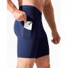 image:imageNELEUS Mens Compression Short with Pocket Dry Fit Yoga Running Shorts Pack of 36115 BlackDark NavyRed  3 Pack