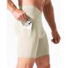 image:imageNELEUS Mens Compression Short with Pocket Dry Fit Yoga Running Shorts Pack of 36115 BlackGreyCreamy White  3 Pack