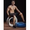 image:imageNELEUS Mens Compression Shorts Pack of 36012 Blackred StripeGreyNavy Blue 3 Pack