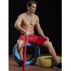 image:imageNELEUS Mens Compression Shorts Pack of 36012 Blackred StripeGreyRed 3 Pack