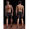 image:imageNELEUS Mens Compression Shorts Pack of 36012 Blackred StripeGreyRed 3 Pack