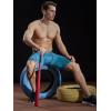 image:imageNELEUS Mens Compression Shorts Pack of 36012 BlueLight BlueRed 3 Pack