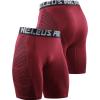 image:imageNELEUS Mens Compression Shorts Pack of 36086 BlackGreyRed 3 Pack