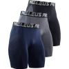 6086# Black/Grey/Navy Blue 3 Pack