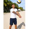 image:imageNELEUS 2 in 1 Athletic Shorts for Men 9 Dry Fit Workout Running Shorts with Pockets6150 Black  Black  Navy Blue  Navy Blue 4 Pack