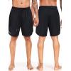 image:imageNELEUS 2 in 1 Athletic Shorts for Men 9 Dry Fit Workout Running Shorts with Pockets6150 Black  Grey  Blue  Red 4 Pack
