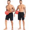 image:imageNELEUS 2 in 1 Athletic Shorts for Men 9 Dry Fit Workout Running Shorts with Pockets6150 Black 1 Pack