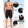 image:imageNELEUS 2 in 1 Athletic Shorts for Men 9 Dry Fit Workout Running Shorts with Pockets6150 Black 1 Pack