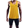 image:imageNELEUS Mens Workout Running Tank Top Sleeveless Gym Athletic Shirts5031 3 Pack Red yellow navy