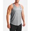 image:imageNELEUS Mens Workout Running Tank Top Sleeveless Gym Athletic Shirts81 Dark GreyLight GreyNavy Blue 3 Pack
