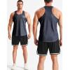 image:imageNELEUS Mens Workout Running Tank Top Sleeveless Gym Athletic Shirts81 Navy BlueDark GreyOlive Green 3 Pack
