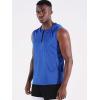 image:imageNeleus Mens Running Tank Tops 3 Pack Sleeveless Workout Athletic Shirts with Hoods