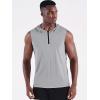 image:imageNeleus Mens Running Tank Tops 3 Pack Sleeveless Workout Athletic Shirts with Hoods
