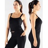 image:imageNELEUS Womens 3 Pack Athletic Compression Tank Top with Sport Bra Running Shirt8088 BlackBlueRed